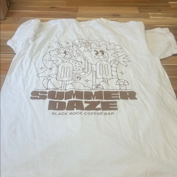 Bundle of 3 Black Rock Coffee Tshirt size Large. 2 short sleeve 1 long sleeve - Picture 6 of 6